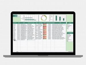 Client & Lead Tracker: Contact Log, Follow-up, Source Dashboard (excel, Google Sheets) - Etsy