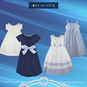 NEW IN... Nautical fashion is a timeless summer look. It's fresh and playful. Shop the perfect nautical dress for summer created with clean lines and Patterns. Check out our newest collection "Nouveau Nautical" for this season. Happy Shopping! | Periwinkle