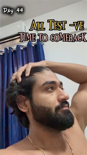 Day 44 | Reports Negative ✅ Recovering Fast 💪 #shorts #vlog #jee