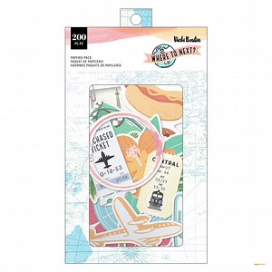 Here it is!!! Where to Next! My latest collection from American Crafts It is “travel inspired” with lots of everyday elements!! This collection will start shipping later in March!!! | Vicki Boutin