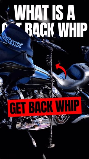 DEMONS ROW | What is a Get Back Whip? 🏍️ Ever seen a braided rope hanging off a biker’s handlebars and wondered what it’s for? It ain’t just for style.... | Instagram