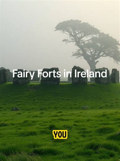 Fairy Forts in Ireland SEO: Irish fairy forts history, ringforts 500 AD Ireland, Annals of Ulster folklore, Irish superstitions 1930s, Aos Sí legend #IrishFolklore #FairyForts #CelticMyth #DarkIreland #IrishHistory Pinned comment suggestion: Would you build on a fairy fort if you owned the land? 👇