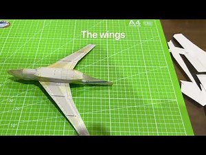How to make a 747sp papercraft using Little Model Airport