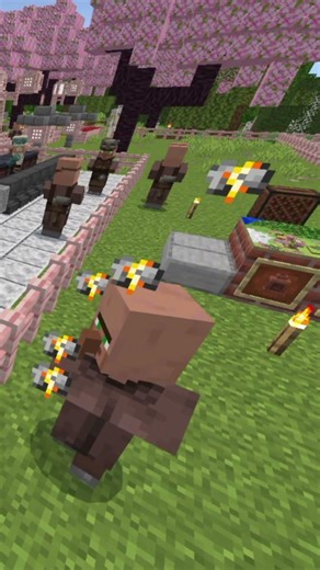 村人さん、即転職！？✨ 一瞬でお仕事チェンジ！ " Instant Job Change!? ✨ Villager Switches Professions in a Flash! " #Shorts