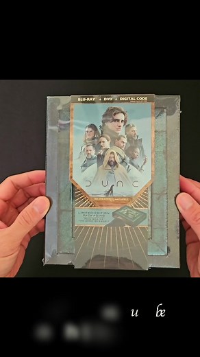 Dune (Walmart Exclusive) Blu-Ray DVD Limited Edition Pain Box Packaging Unboxing