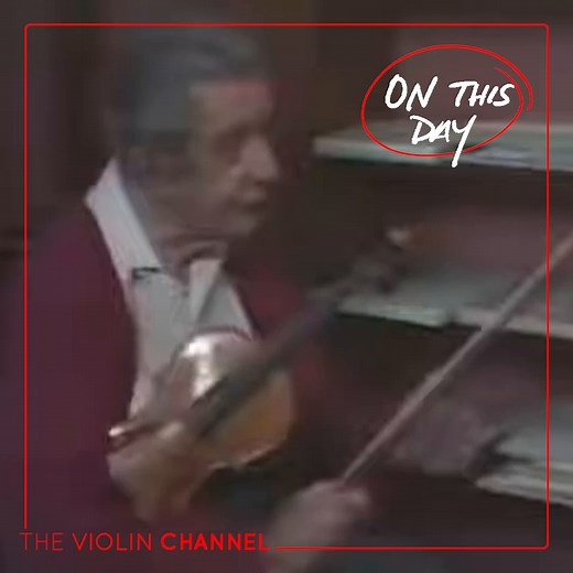 Violin pedagogue Ivan Galamian was born on this day in 1903 | A student of French pedagogue Lucien Capet, he is remembered as one of the most influential violin teachers of the 20th Century | Here Galamian is seen teaching a G major scale, explaining the martelé stroke | Read more at https://theviolinchannel.com/violinist-pedagogue-ivan-galamian-born-on-this-day-1903/ | The Violin Channel