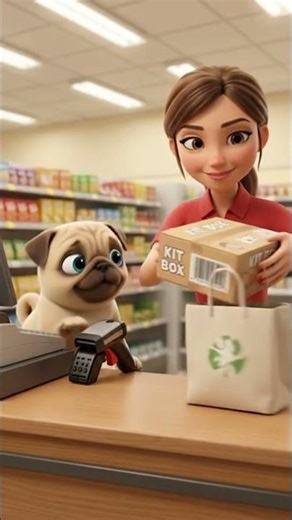 Pug Puppy Buys Chemistry Kit | Safe Experiments #shorts #pug