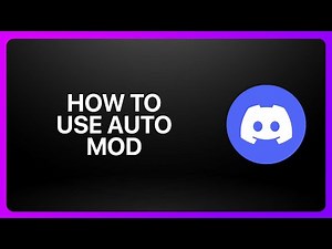 How To Use AutoMod In Discord 2025! Tutorial