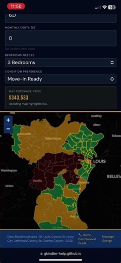What Zip Codes in St. Louis Can You Afford for $2500?