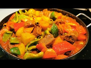 HOW TO COOK BEEF AFRITADA RECIPE | BEEF AFRITADA WITH RAISAINS AND TOMATOE SAUCE