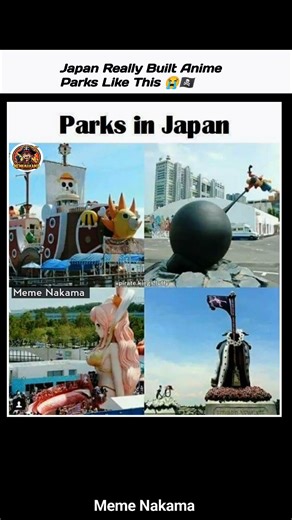Japan Really Built Anime Parks Like This 😭🏴‍☠️ #onepiece
