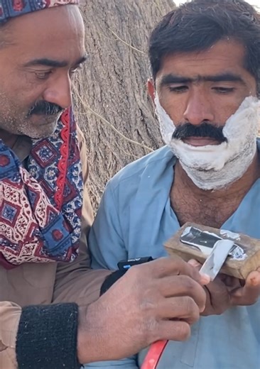 Old Style Shaving Method - ASMR Experience