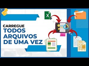 Como carregar VÁRIOS ARQUIVOS com Python tudo de uma vez