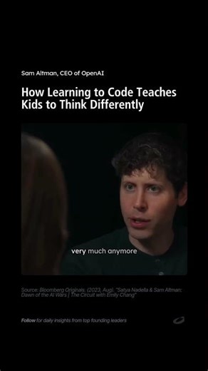 Sam Altman - What Kids Really Need to Learn Now