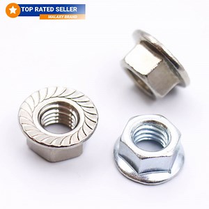 [Hot Item] Premium M3-M20 Stainless Steel Serrated Hex Flange Nut