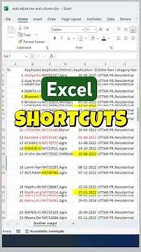 Adjust Entire Excel Data in Seconds 😱 | Must-Know Excel Shortcut