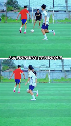 2 AGAINST 1 ⚽🚀 #soccer #skills #football #footballskills #ultimate_footballz