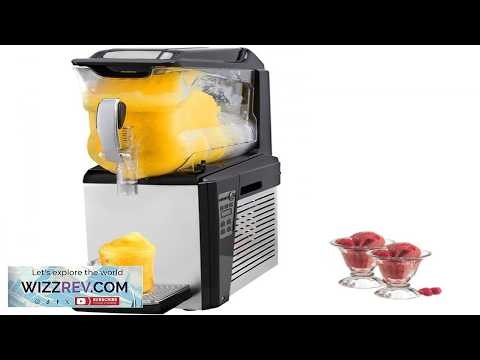 VEVOR Slushy Machine 10L 1 Tank Slushie Machine for Home 600W Commercial