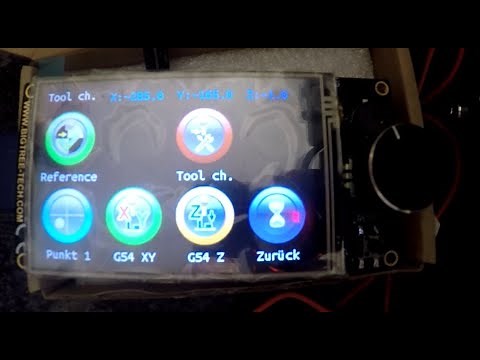 CNC 3018 Pro with a serial BTT TFT 3.5" Display as GRBL controller