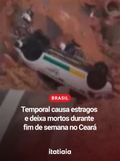TEMPORAL NO CEARÁ | As fortes chuvas que atingiram o Ceará ao longo do fim de semana provocaram uma série de destruições, com registros de desabamentos, alagamentos e acidentes em rodovias. Em Jericoacoara, destino turístico do Ceará, as ruas se