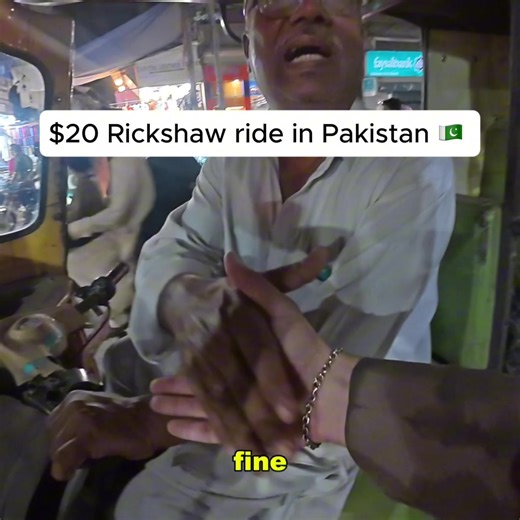 $20 Rickshaw Ride in Pakistan 🛺 #pakistan #usa🇺🇸 #travel #travelling #mattshoe
