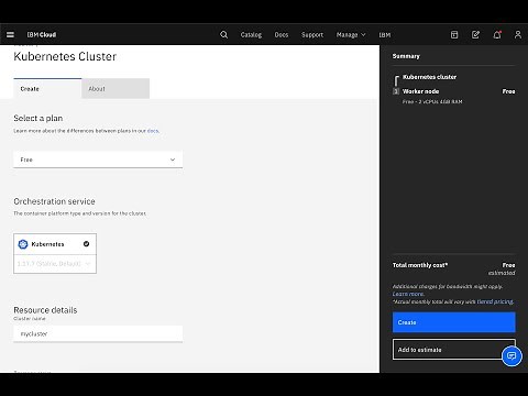 How to get a Free Kubernetes Cluster on IBM Cloud
