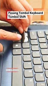 How to attach a laptop keyboard key, laptop shift key #laptop #service #keyboard