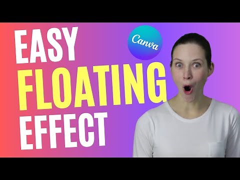 How to make FLOATING ELEMENTS in Canva