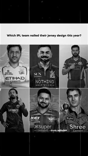 Which IPL team nailed their jersey design this year?🔥💀
