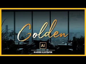 How to Create GOLD GRADIENT in Adobe Illustrator - Vector Tutorial