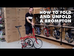 How to fold & unfold a Brompton bicycle