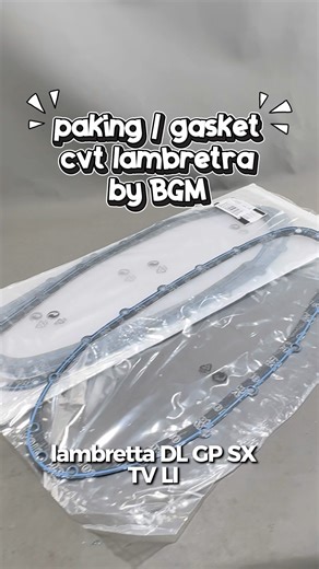 paking cvt lambretta LI specia DL GP by bgm