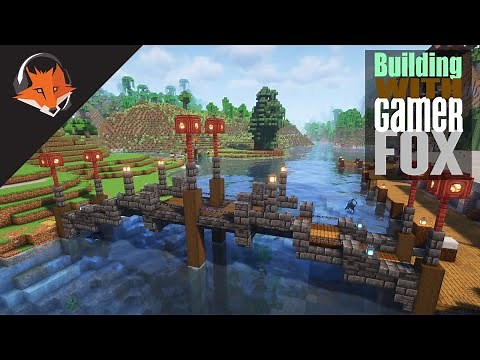EASY DeepSlate Dark Oak Bridge – Building with GamerFox - Minecraft 1.20