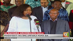 278K views · 12K reactions | Ida Odinga: I want to thank SK on behalf of the Odinga family. Our relationship with him goes back a long way to the early 1990s. SK Macharia has always been a close friend of this family. In March 1992, when I was sacked for the second time, the first person who reached out to me was SK. He has stood with us ever since, and for that, I want to sincerely thank you. | Citizen TV Kenya | Facebook