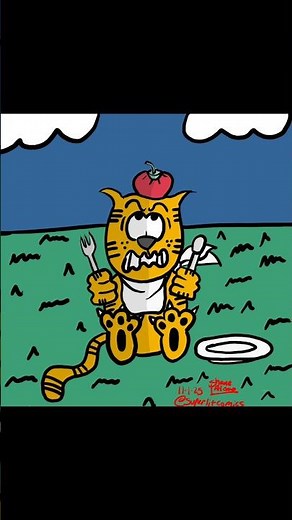 Heathcliff. #heathcliff #cartoon #drawing #art #draw #artist #sketch #shorts #shortvideo #short