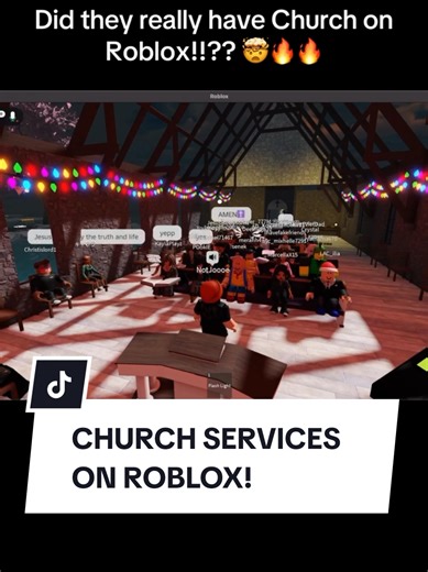 ❗️ROBLOX CHURCH❗️ What a brilliant idea! someone has set up a church on roblox! They have full bible based preaching, teaching, testimonies and prayer! Someone showed me that they are also teaching others to pray and people are coming to Jesus because of this! #Jesus #roblox #fyp #church #love