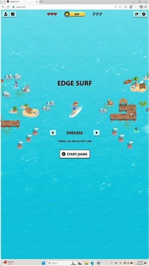 Chrome Dino is Boring Now | Try THIS in Edge! 🌊 #browsergames