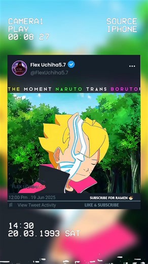 NARUTO TRAN BORUTO FOR HIS KARMA PAWOR 🤧