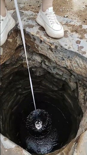 Smart Woman Saves A Fallen Bucket From The Well | Simple Magnet Hack For Rural Life
