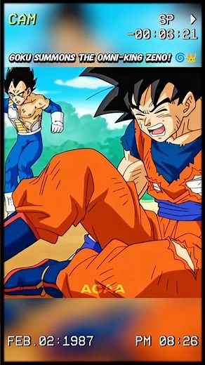 Goku Summons the Omni-King Zeno! 🌀👑 #goku #dragonball #dbz #anime #shorts 🔥🔥