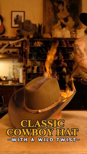 Classic cowboy hat with a WILD band, made step by step! whenever we get a custom order and we always ask people, how wild do you want to get scale of 1 to 10? This is definitely a four on the wild scale. And I always find that hats in the 4 to 6 range have that perfect blend of classic style, with something one of a kind you’ll never see again. Stay wild! | Wild Hats