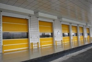 [Hot Item] Industry Self Recover Rapid Rolling Shutter High Speed Roller Shutter Interior Anti Static Fabric PVC Fast Automatic Zipper Door for Warehouse