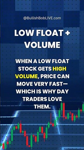 Low Float Stocks Explained (What Float Size Means & Why It Matters) #LowFloat #DayTrading #Momentum