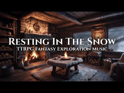 ❄️ No Combat Tonight — Calm Snowy Exploration Music for DnD & TTRPG (~ 12 Hours)
