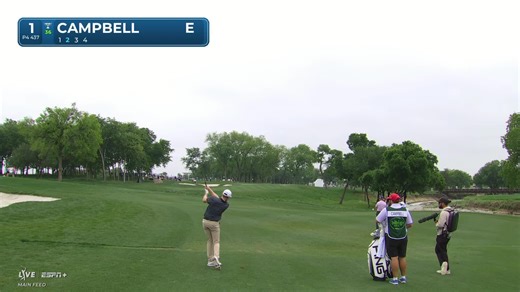 Brian Campbell makes birdie on No. 1 at THE CJ CUP