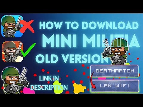 How To Download Mini Militia Old Version | Download Link In Description #minimilitia