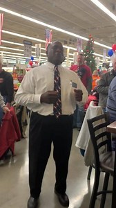 Our very own, Jerome Johnson, singing the National Anthem for our guests! | Hy-Vee