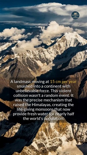 A single, ancient collision between continents was the master plan to create the rains that now sustain nearly half the world. #history #didyouknow #ancienthistory | Archaeology and Lost Civilizations