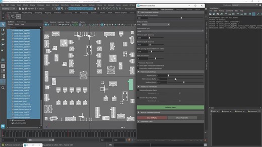 Automated Crowd System for Maya