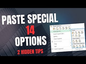 How to use 14 Paste Special Options in Microsoft Excel | Hidden Tips |